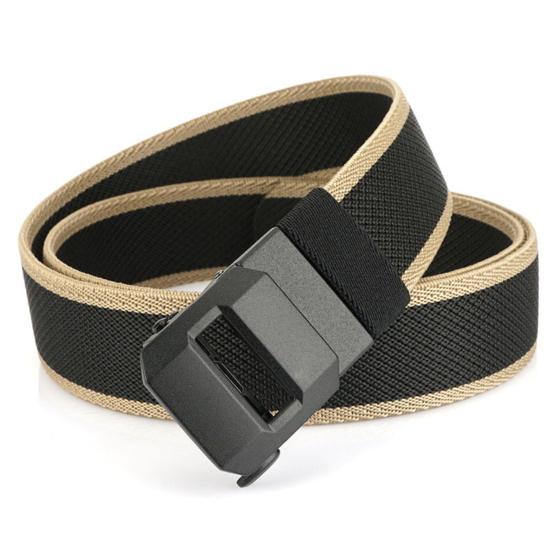 Stretchbelte i nylon med automatisk spenne for menn