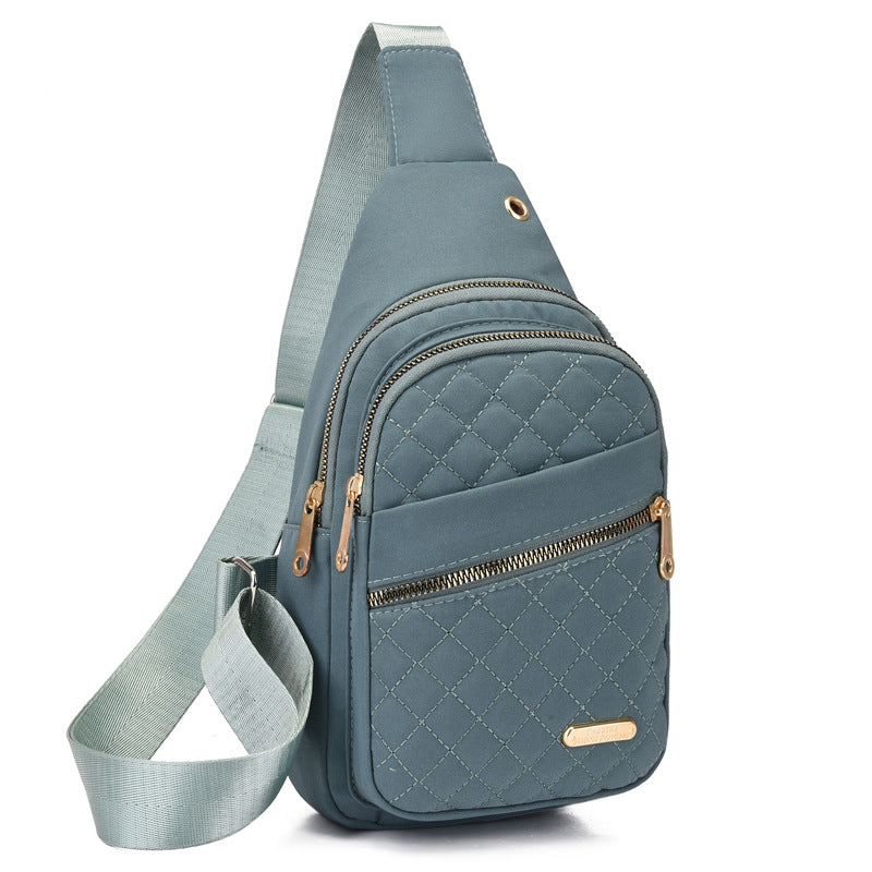 🔥Ryddesalg🔥Dames moteriktig uformell ensfarget crossbody-veske(Jo mer du kjøper, jo høyere rabatt)