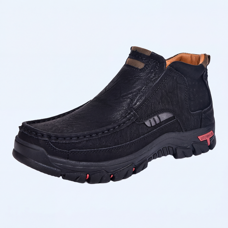 Uformelle slip-on-sko i PU-skinn for menn