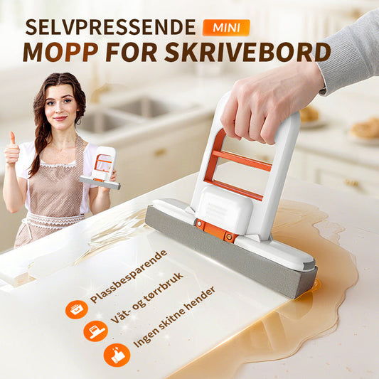 Mini bærbar selvpressende mopp