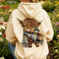 🎁Søt Highland Cow-hettegenser med fleecefôr🦬