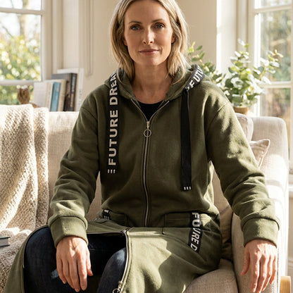 🔥Heißer Verkauf 50% Rabatt🔥🧥Kvinner sin oversized hettegenser jakke🎁