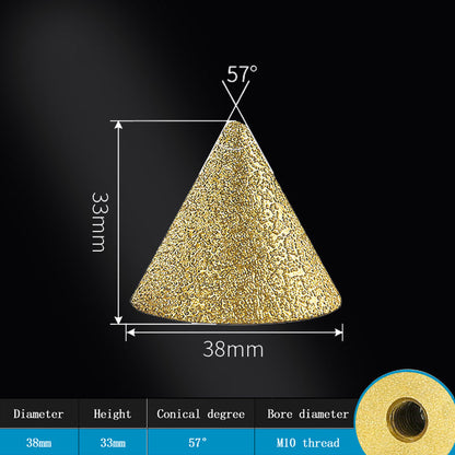 Diamantfasende avfasningsbit for vinkelslipere