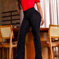 Høy Høyde Stretch Utsvingt Jeans