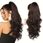 💜Begrenset tidsbegrenset tilbud 40 % rabatt💜Clip-on bølget hestehaleforlengelse