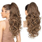 💜Begrenset tidsbegrenset tilbud 40 % rabatt💜Clip-on bølget hestehaleforlengelse