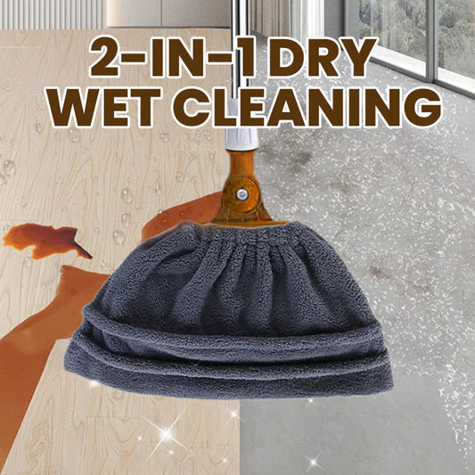 🧹🫧 Én klut, flere bruksområder! Universelt rengjøringssett for koster og mopper – flekksprengende, innsatsbesparende magi ✨