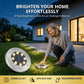 8-LED solcelledrevne bakkelys for hager