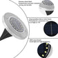 8-LED solcelledrevne bakkelys for hager