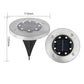 8-LED solcelledrevne bakkelys for hager