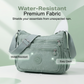 💐 50 % RABATT – BLITZTILBUD! Lett nylon-skulderveske med flere lommer – perfekt til reiser og daglig bruk 🎒⚡