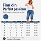 Capri-jeans med rett ben for kvinner