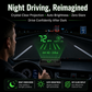 Head-Up Display (HUD) – GPS-hastighetsmåler for bil