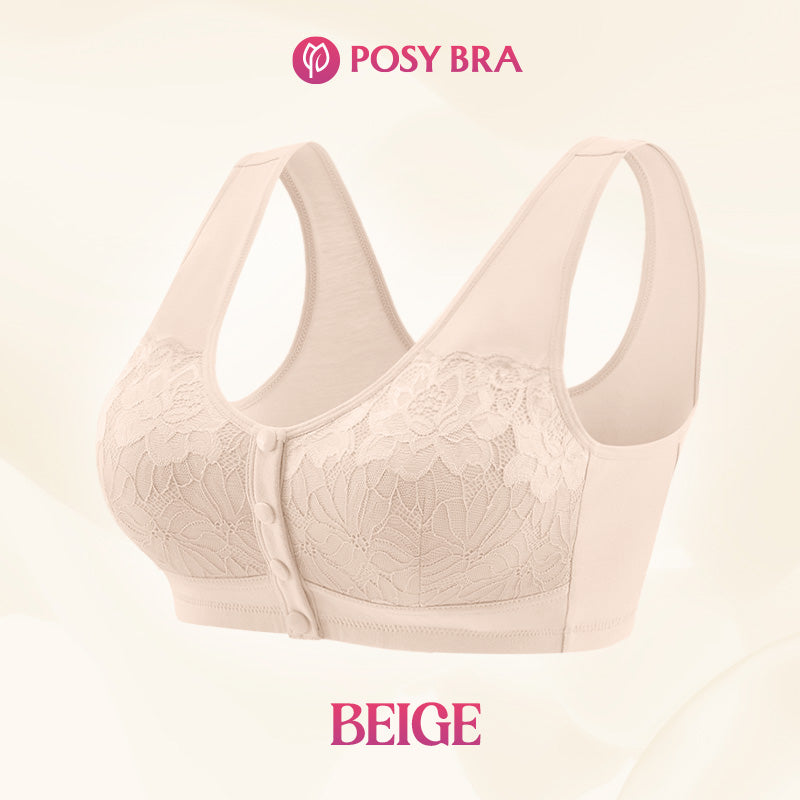 ✨Komfortabel, trådløs shaping-BH med knapper foran👙