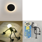 50 % RABATT!! 🌟Moderne runde LED-vegglamper
