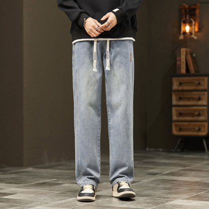 🥳Lansering av nytt produkt💐Menns løse, rette jeans