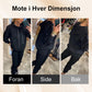 💞2-delt sett: Topper med hette og snøring og bukser for kvinner