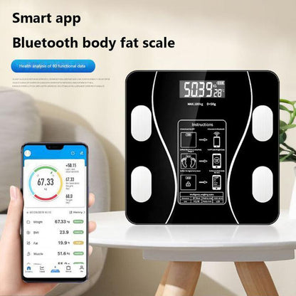 🔥Smart BMI digital trådløs vekt med LCD-skjerm