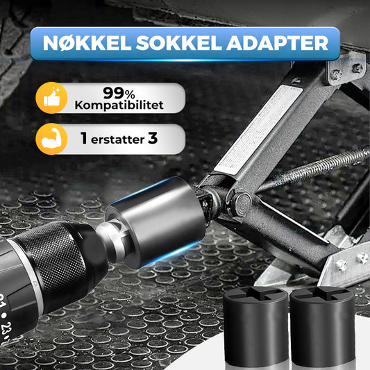 🚗 Universell Nøkkel Sokkel Adapter