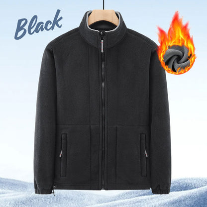 🎁Herrejakke i dobbeltvevd fleece (50 % rabatt)
