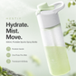 💧 50 % RABATT NÅ! 🏃 650 ml bærbar sprayflaske for utendørs sport – Fin tåke og lekkasjesikker – Bærehåndtak, perfekt til å kjøle seg ned, til planter eller kjæledyr – BPA-fri 💦