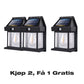 🎉50% Rabatt🎉Solar wolfram vegglampe💥