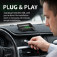 Head-Up Display (HUD) – GPS-hastighetsmåler for bil