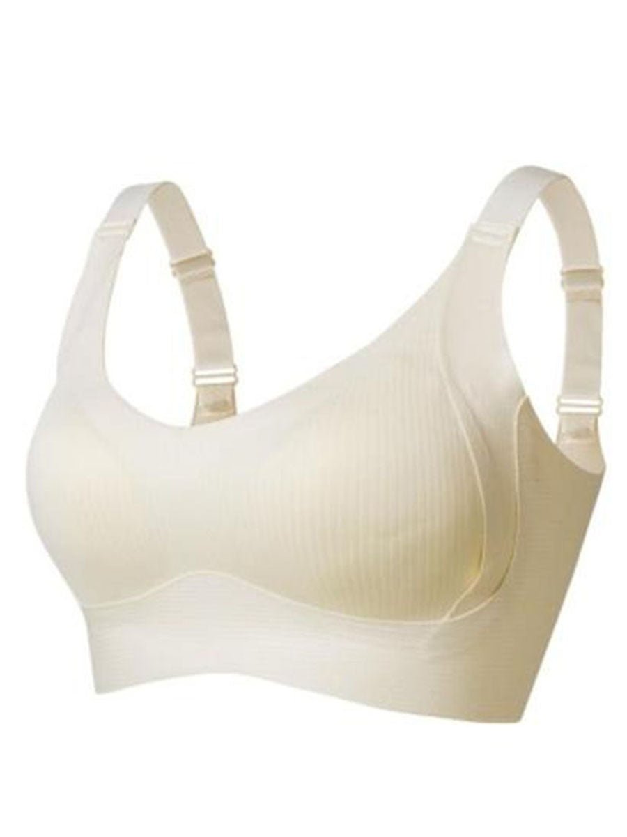 🎁Kjøp 1 Få 3 pakker💕Ribbet Push Up-bh for kvinner, justerbar og trådløs