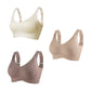 🎁Kjøp 1 Få 3 pakker💕Ribbet Push Up-bh for kvinner, justerbar og trådløs