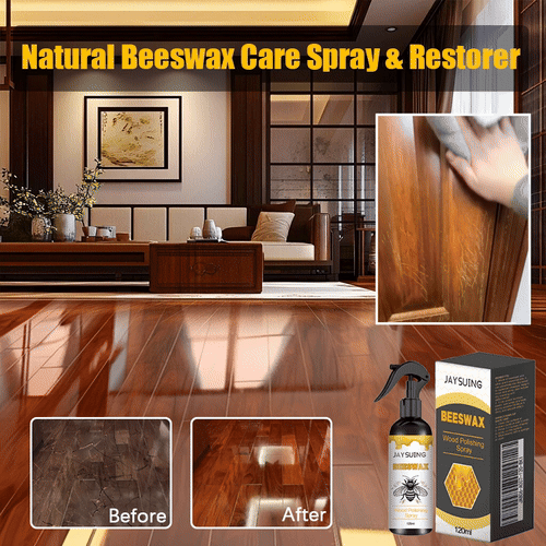 Naturlig bivoksspray for pleie og restaurering