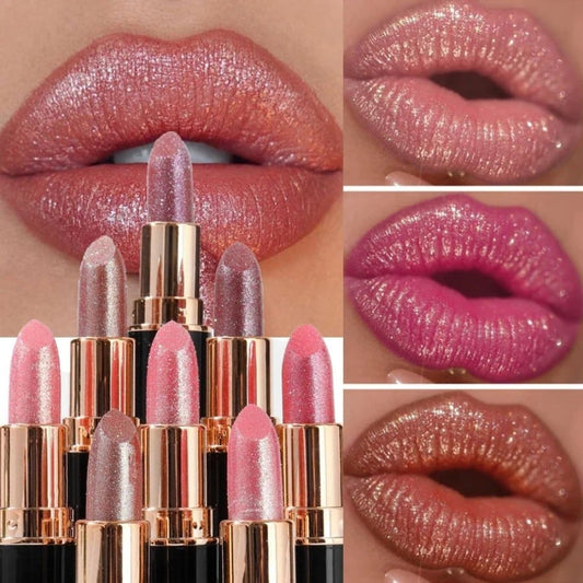 KJØP 1 FÅ 1 GRATIS💋💋Lipgloss Diamant Vannfast Glitterleppestift