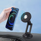 Dobbel sugekoppholder for trådløs lading av telefon