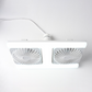 🌀💡2-i-1 LED-takvifte med belysning – dobbel kjøling, ultrastark lysstyrke, verktøysfri montering