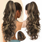 💜Begrenset tidsbegrenset tilbud 40 % rabatt💜Clip-on bølget hestehaleforlengelse