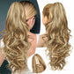 💜Begrenset tidsbegrenset tilbud 40 % rabatt💜Clip-on bølget hestehaleforlengelse