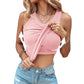 ✨Hot Sale 49% OFF✨2025 Ribbet Stretchy Tank Top med hylle-BH for kvinner