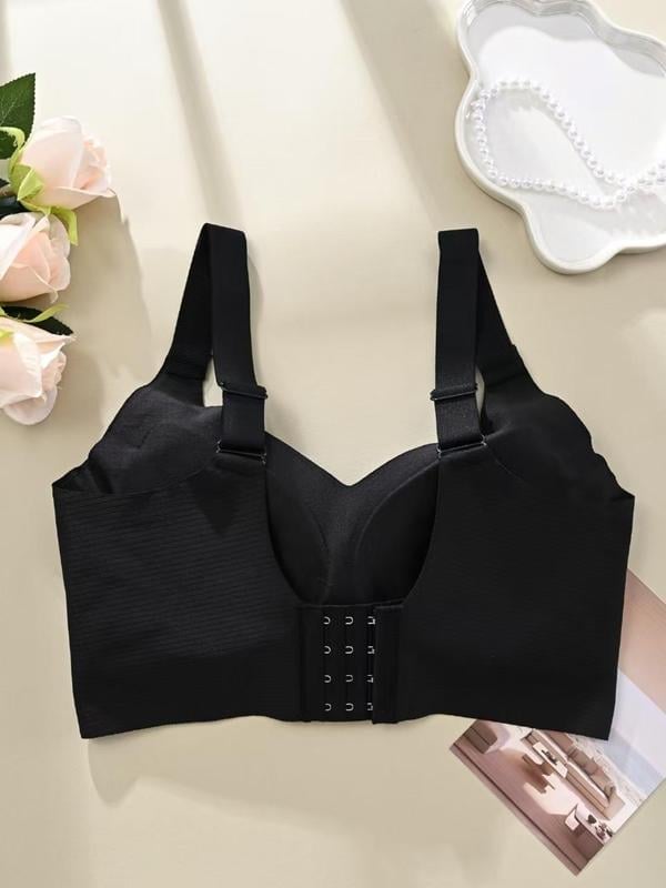 🎁Kjøp 1 Få 3 pakker💕Ribbet Push Up-bh for kvinner, justerbar og trådløs