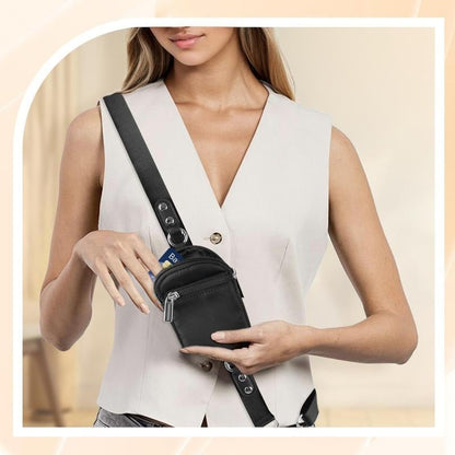 ❣️SPESIALTILBUD 50 % RABATT📱Crossbody-veske med telefonstropp i store størrelser – justerbar lengde, unisex-modell som passer både menn og kvinner i store størrelser🎒