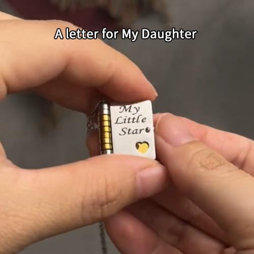 🔥🔥My Little Star Book Halskjede til datteren, bursdagsgave, eksamenssmykke av kjærlighet