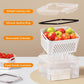 🥳2026 HOT SALG🥳💞50 000+ SOLGT!🧊🧺 50% RABATT! 3-DELERS fruktbeholdersett – Stopp soggy frukt! Avtakbart dørslag holder produktene sprø og friske i flere dager. Kjøleskapets beste venn. 🍓✨