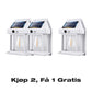 🎉50% Rabatt🎉Solar wolfram vegglampe💥