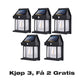 🎉50% Rabatt🎉Solar wolfram vegglampe💥