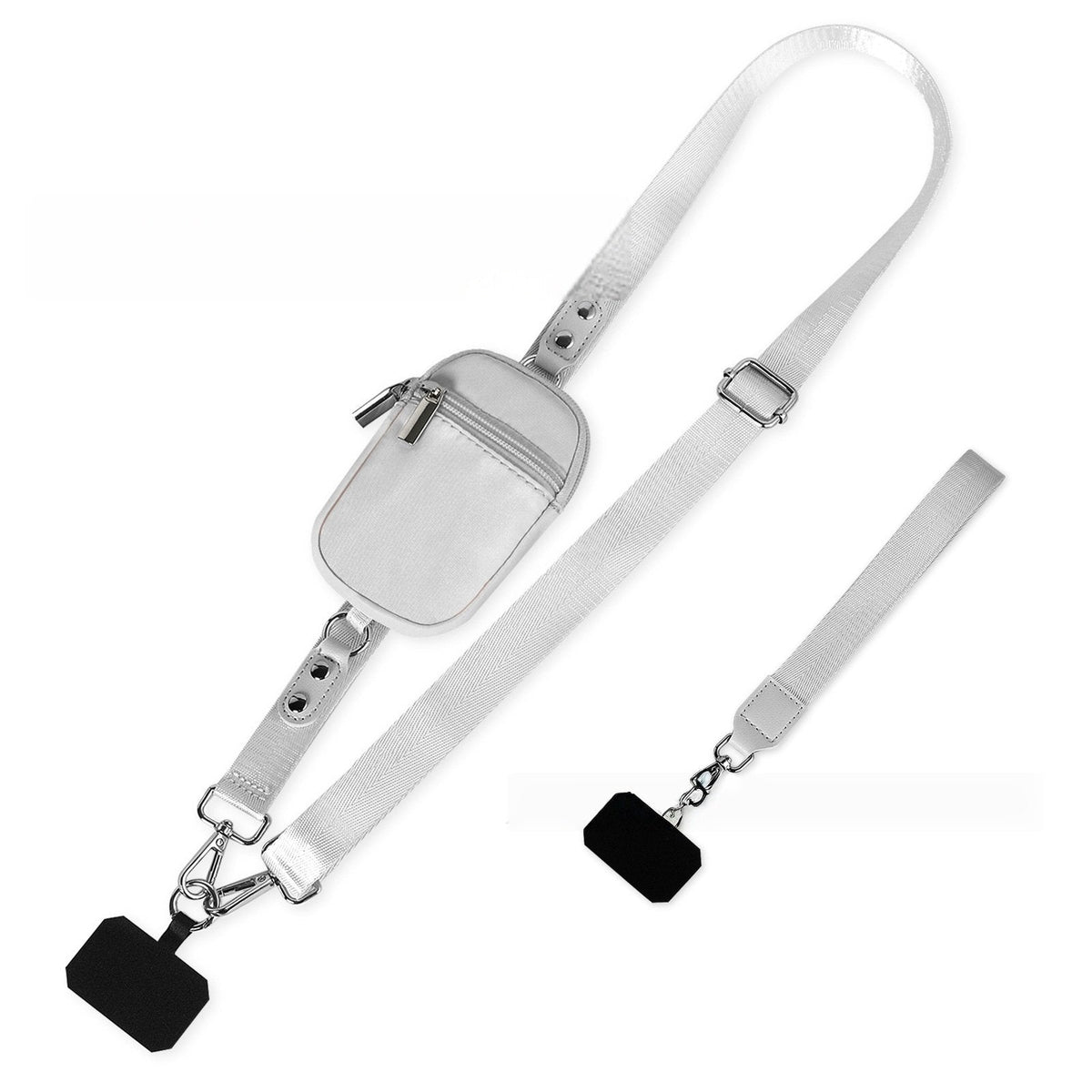 ❣️SPESIALTILBUD 50 % RABATT📱Crossbody-veske med telefonstropp i store størrelser – justerbar lengde, unisex-modell som passer både menn og kvinner i store størrelser🎒