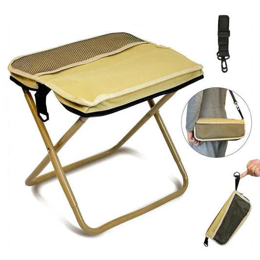 🔥Siste dag: 50% rabatt!🔥🪑Ultralett sammenleggbar krakk - Bærer opp til 120 kg