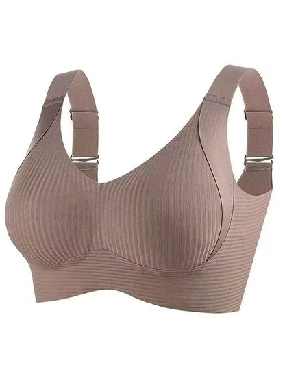 🎁Kjøp 1 Få 3 pakker💕Ribbet Push Up-bh for kvinner, justerbar og trådløs