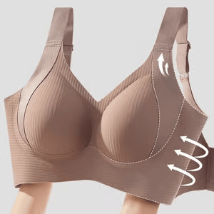 🎁Kjøp 1 Få 3 pakker💕Ribbet Push Up-bh for kvinner, justerbar og trådløs