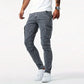 Cargo-bukser i stretch-denim
