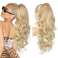 💜Begrenset tidsbegrenset tilbud 40 % rabatt💜Clip-on bølget hestehaleforlengelse