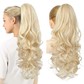 💜Begrenset tidsbegrenset tilbud 40 % rabatt💜Clip-on bølget hestehaleforlengelse