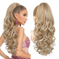 💜Begrenset tidsbegrenset tilbud 40 % rabatt💜Clip-on bølget hestehaleforlengelse